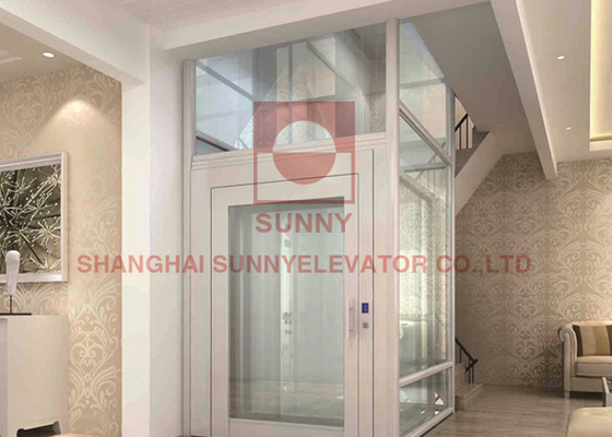 320 - 400 kg VVVF Tecnologia di azionamento ascensori domestici ventilati con rete di protezione