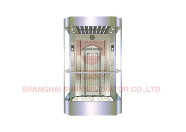 l'osservazione panoramica dell'elevatore di forma del quadrato 2000kg solleva la cabina di vetro piena