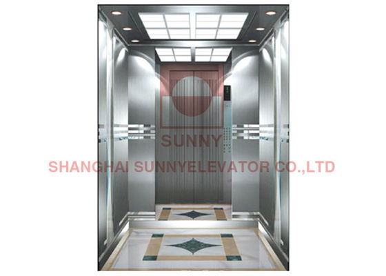ascensore dell'elevatore del passeggero di acciaio inossidabile della linea sottile 630Kg per costruzione
