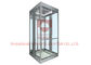 L'elevatore parte il pavimento del PVC di interior design dell'elevatore della villa con la luce metropolitana/dell'acciaio inossidabile