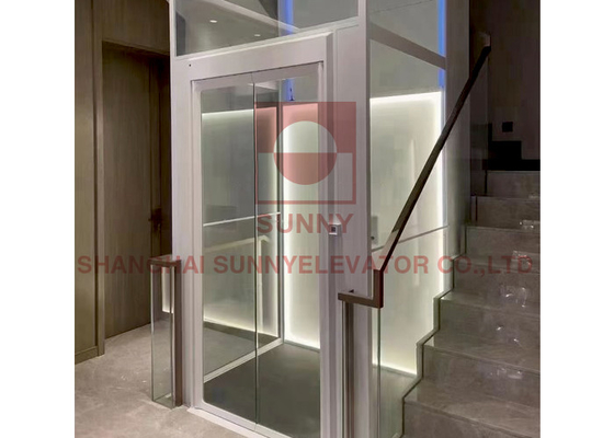 porta idraulica di 300kg Mini Residential Elevator Center Opening per la casa
