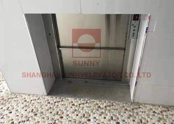 100-500kg Risparmio di spazio Ristorante cibo Dumbwaiter ascensore in acciaio inossidabile
