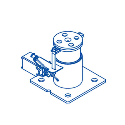 Access Elevator Parts Elevator Oil Buffer con velocità nominale ≤ 1,75 m/s