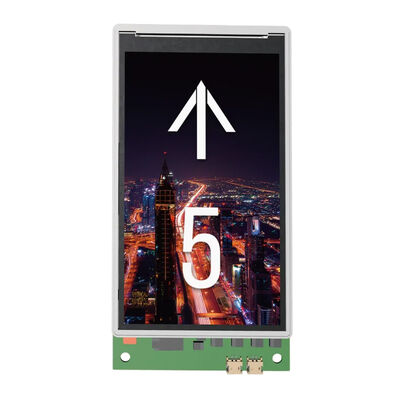 Display multimediale per ascensore da 5 pollici con risoluzione 480px × 854px e alimentatore 18V DC ~ 36V DC