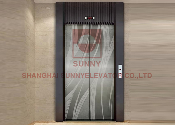 400kg 304 in acciaio inossidabile ascensori residenziali finitura specchio