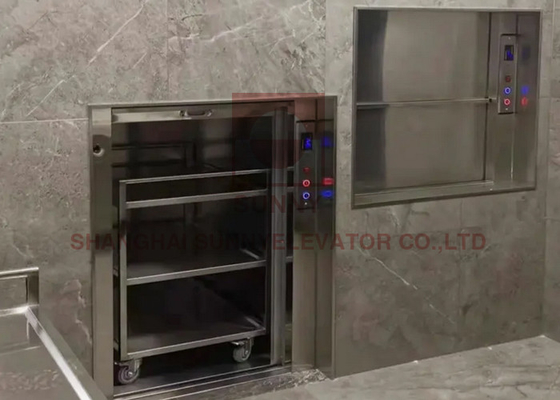 0.4m/S Cucina Alimenti Dumbwaiter ascensore con tecnologia di modulazione di frequenza VVVF