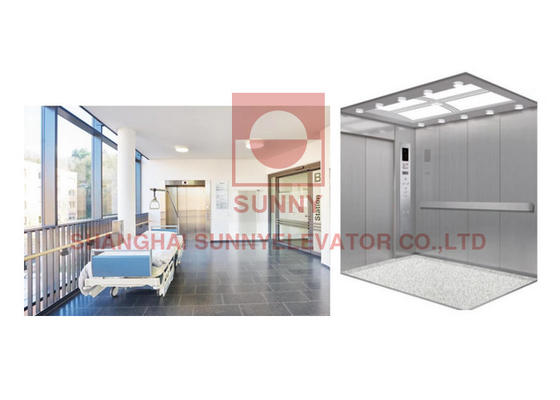 VVVF Lift letto 1600kg carico Ospedale ascensore Ospedale ascensore medico ascensore