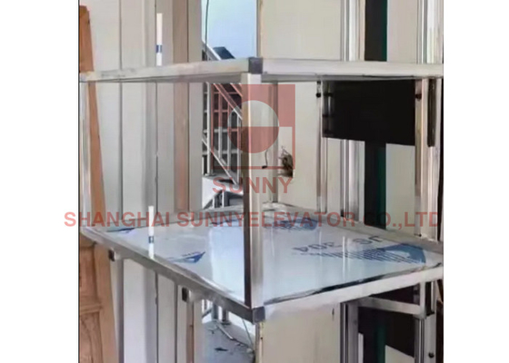 Ristorante Cucina Mini Food ascensore 100kg Dumbwaiter ascensore moderno in acciaio inossidabile 304