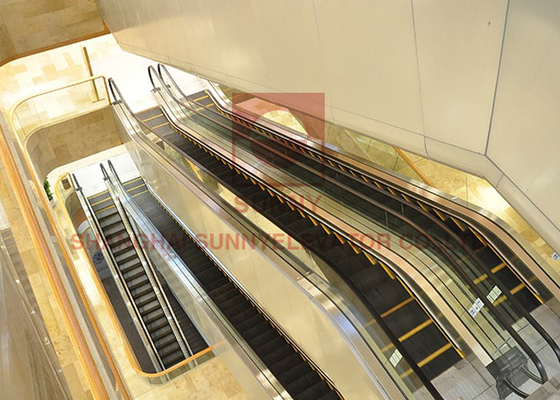 Serie SUNNY Escalator per il trasporto pubblico con maniglie di vetro per un grande flusso di passeggeri