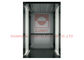 Elevatore di vetro residenziale del carico di controllo 400kg di Vvvf con impiallacciatura di legno