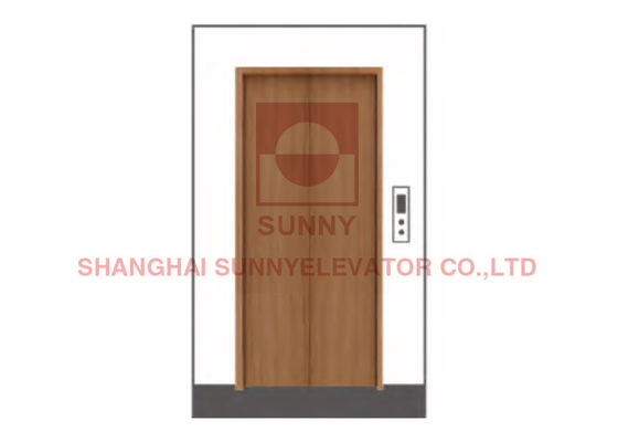 Sistema di controllo VVVF ascensori passeggeri con piastra in acciaio decorativo a grano di legno