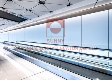 L'elevatore del marciapiede mobile dell'aeroporto e la scala mobile SOLEGGIATI 0.5m/s accelerano
