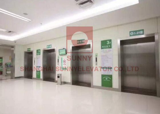 1600 kg carico 1,75m/s velocità ascensore ospedaliero con design della cabina orientata alle persone per uso medico